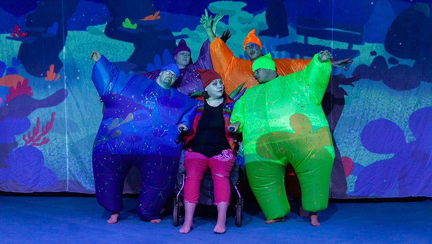 Case study: Artists with disability make big splash with whale tale 